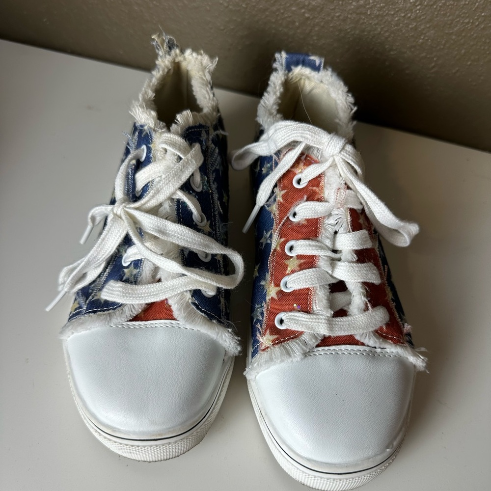 Adult Patriotic Sneakers